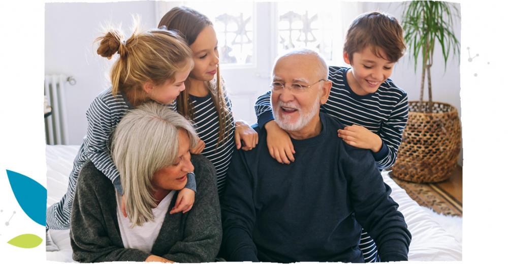 Šťastná rodina s dětmi