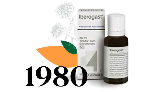 Krabička Iberogast 1980