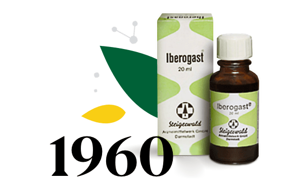 Krabička Iberogast 1960